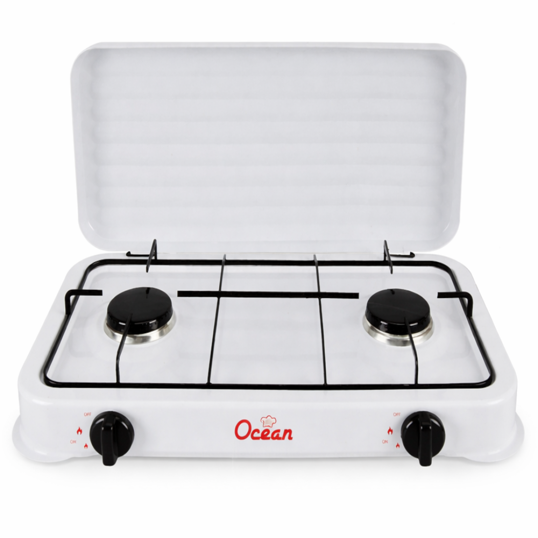 Aragaz 2 ochiuri, alb