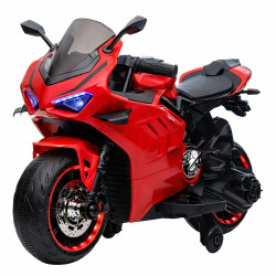 Motocicleta electrica copii BPD-888, MP3, USB, Bluetooth, Rosie