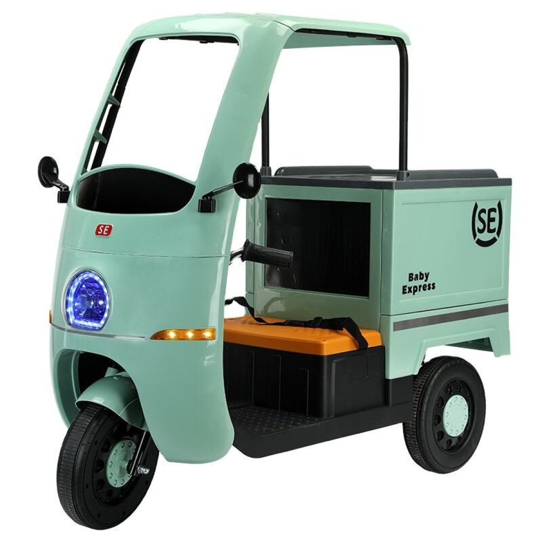 Triciclu copii QWD-1618, MP3, USB, Verde