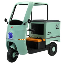 Triciclu copii QWD-1618, MP3, USB, Verde